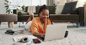 woman on laptop